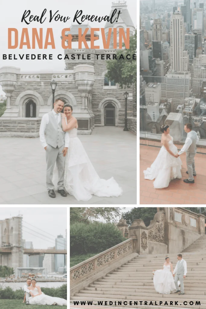 vow renewal Belvedere Castle Terrace Central Park New York wedding anniversary