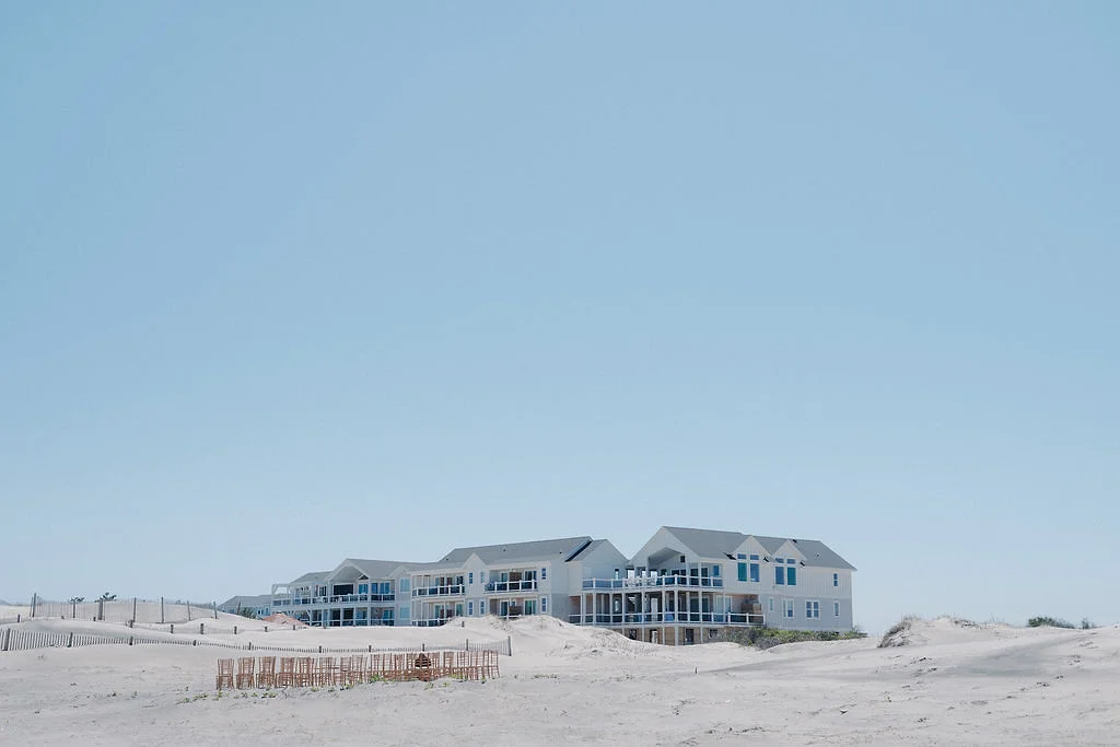 Hill Runner at Penny's Beach Club in Outer Banks for luxury beach house wedding