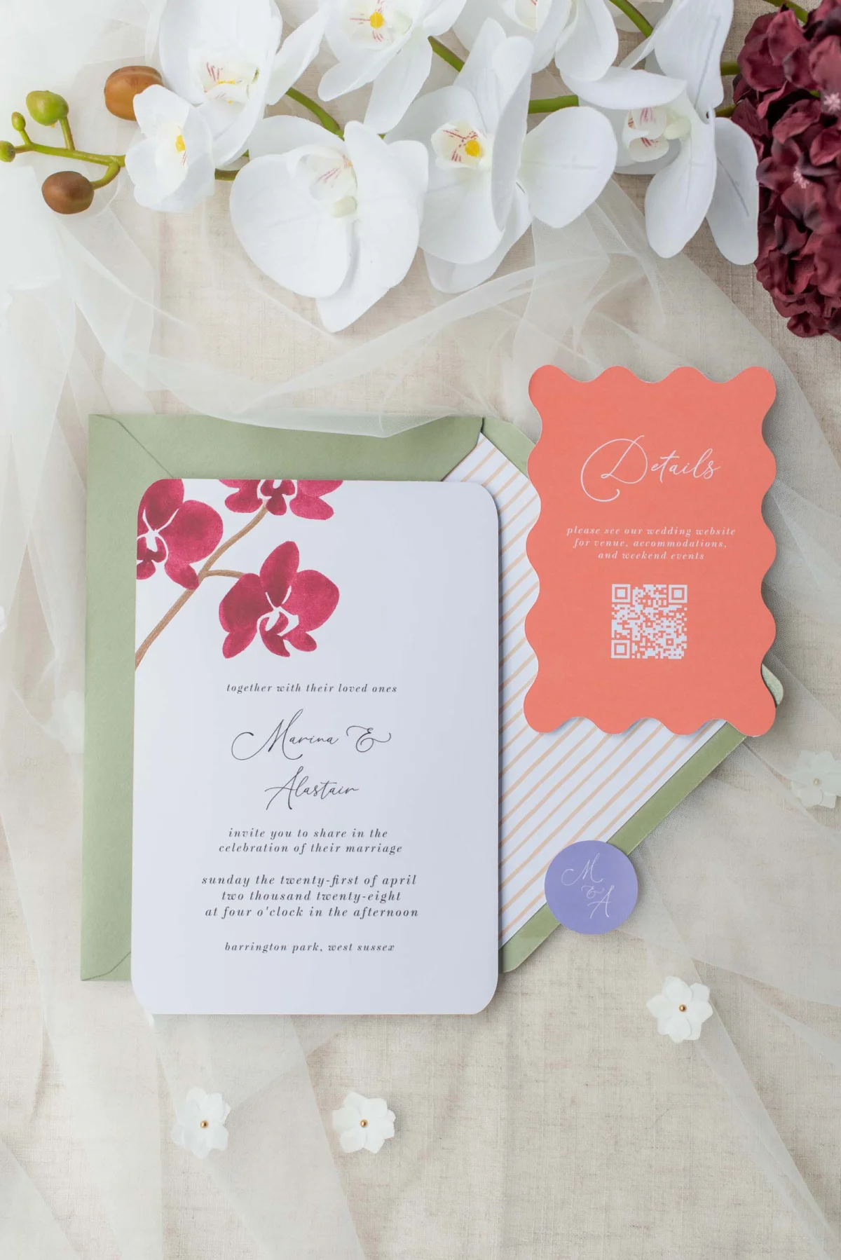 DIY printable wedding invitation suite