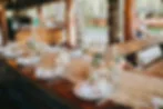wedding reception table rustic