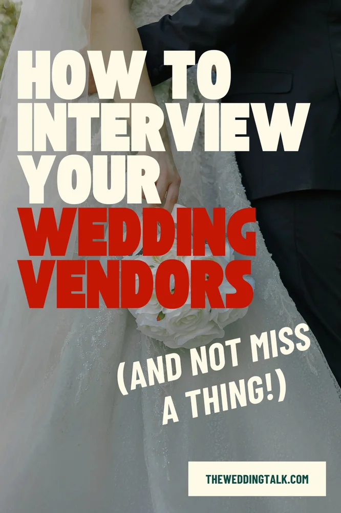 Effective Strategies for Interviewing Wedding Vendors
