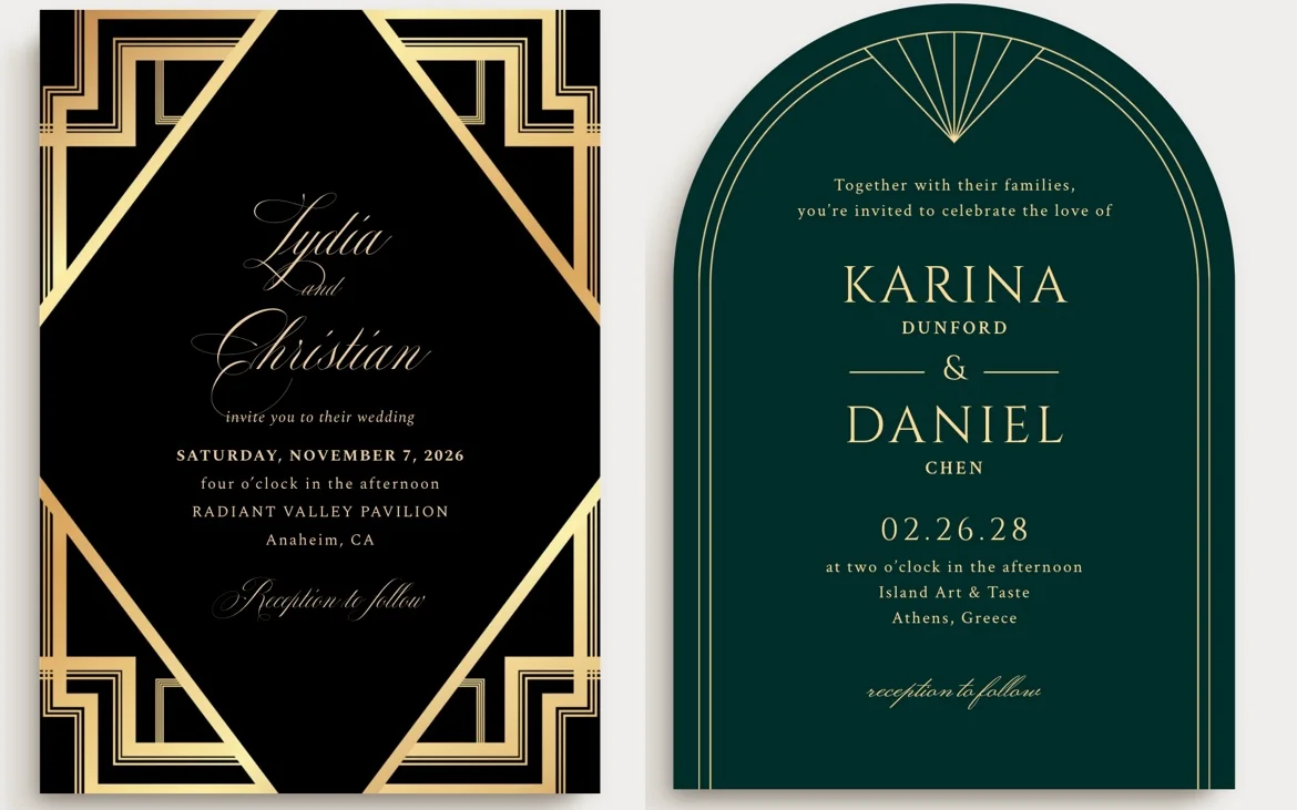 Creating Stunning Art Deco Wedding Invitations: Tips and Inspiration