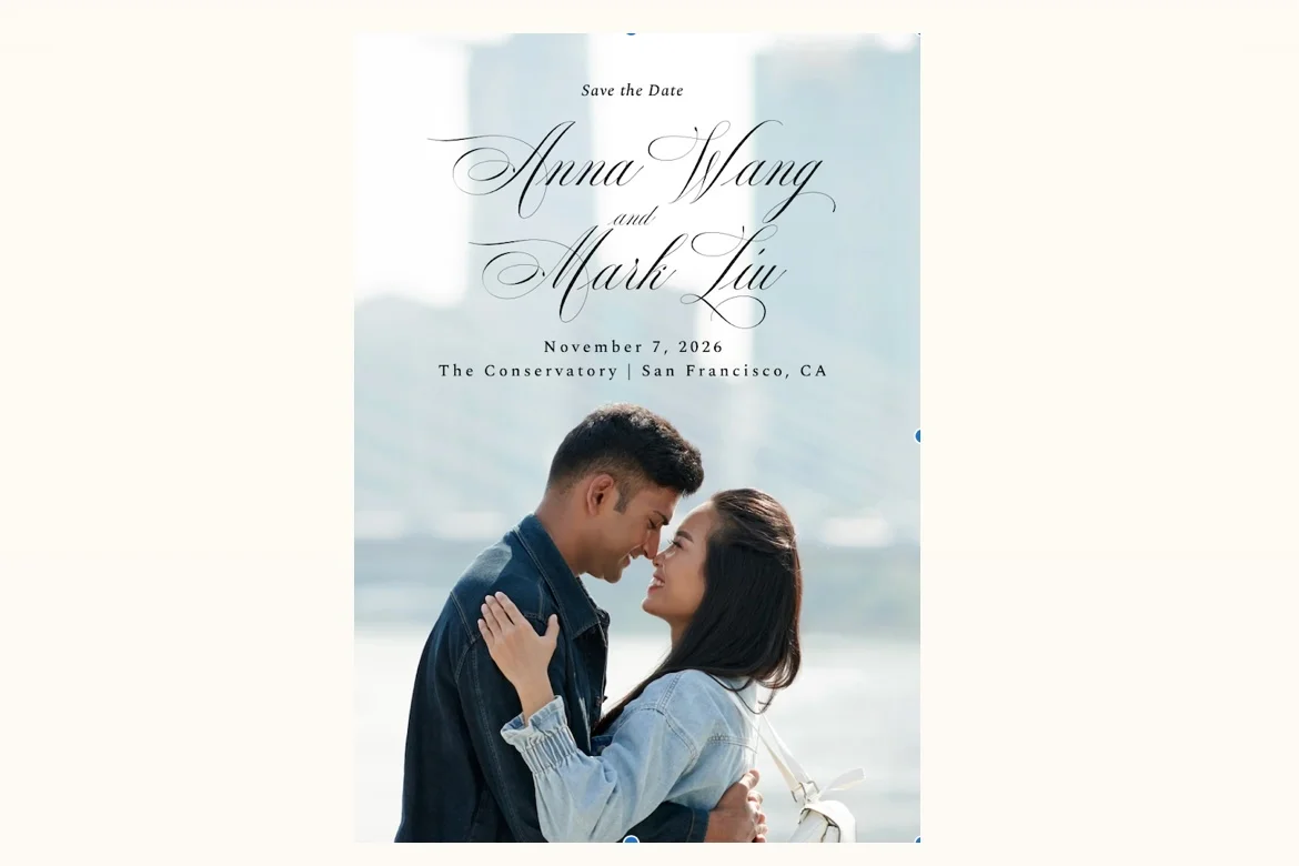 Sophisticated Save the Dates: Setting the Tone for Your Celebration