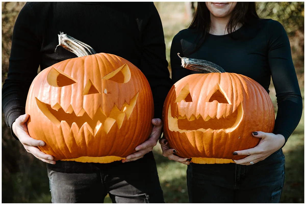 Fall Engagement Shoot at Soergel Orchards Pumpkin Patch | Burgh Brides | Iris Marie Photography