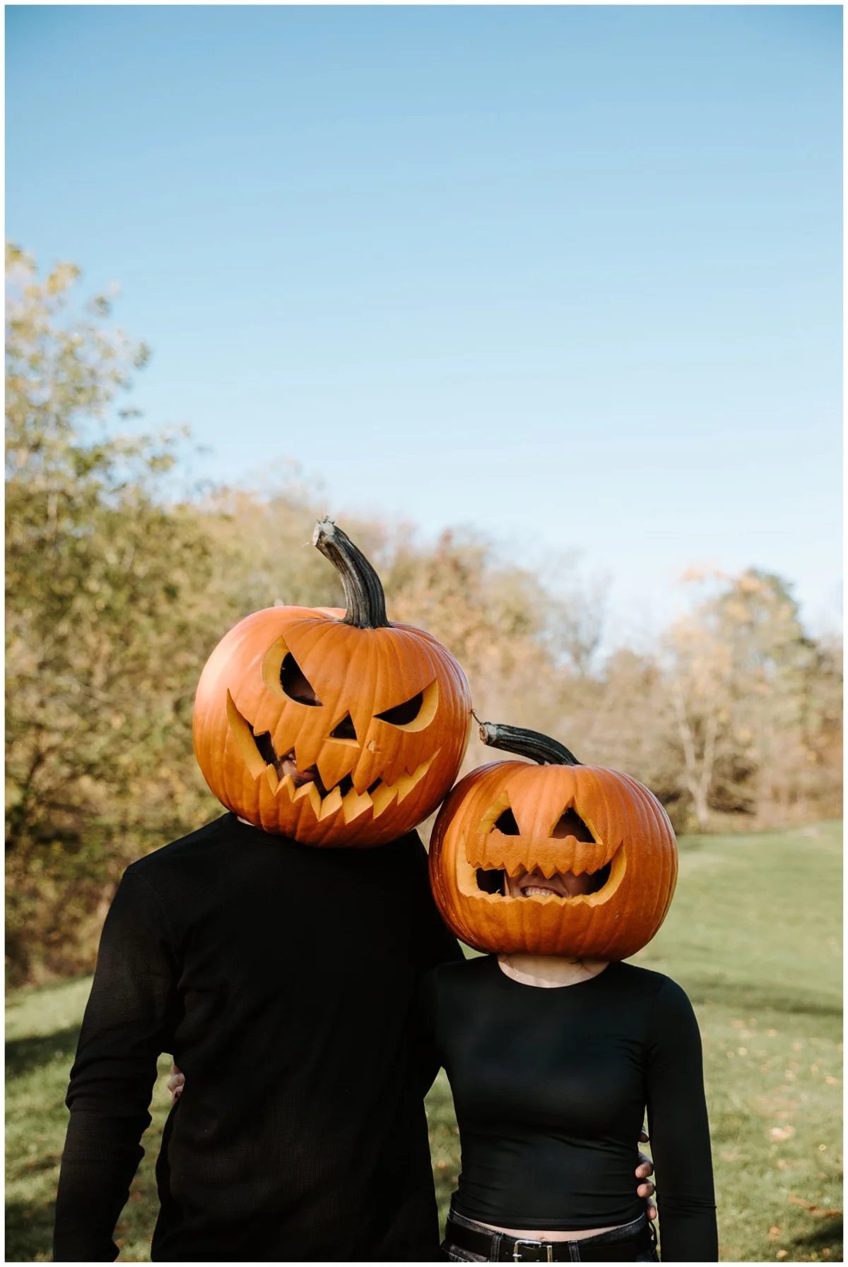 Fall Engagement Shoot at Soergel Orchards Pumpkin Patch | Burgh Brides | Iris Marie Photography