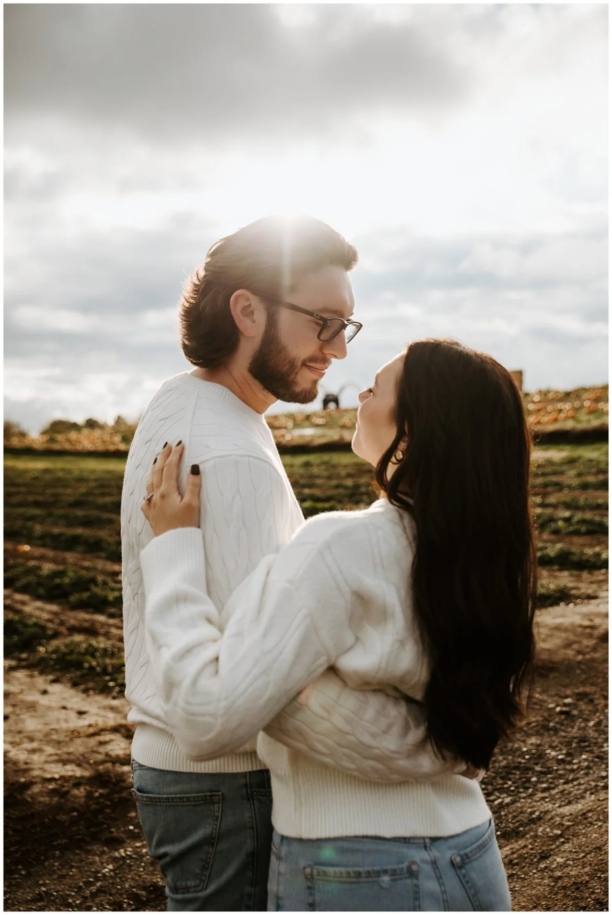 Fall Engagement Shoot at Soergel Orchards Pumpkin Patch | Burgh Brides | Iris Marie Photography