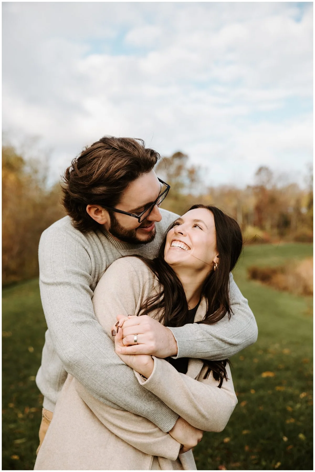 Fall Engagement Shoot at Soergel Orchards Pumpkin Patch | Burgh Brides | Iris Marie Photography