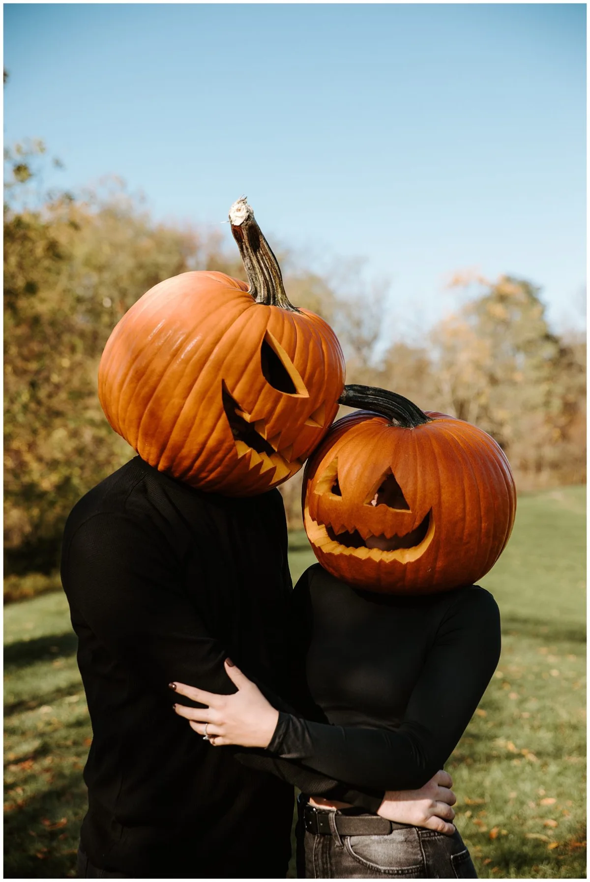 Fall Engagement Shoot at Soergel Orchards Pumpkin Patch | Burgh Brides | Iris Marie Photography
