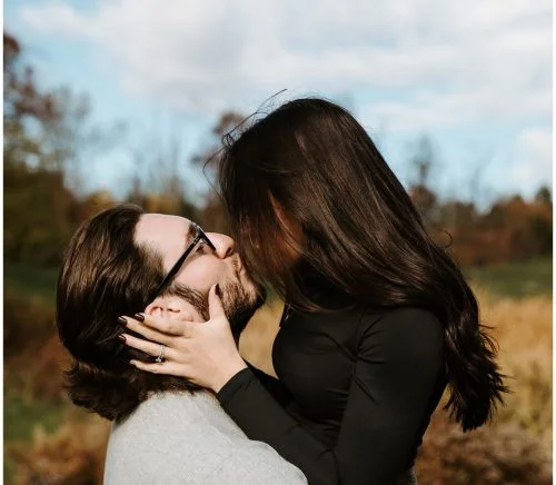 Fall Engagement Shoot at Soergel Orchards Pumpkin Patch | Burgh Brides | Iris Marie Photography