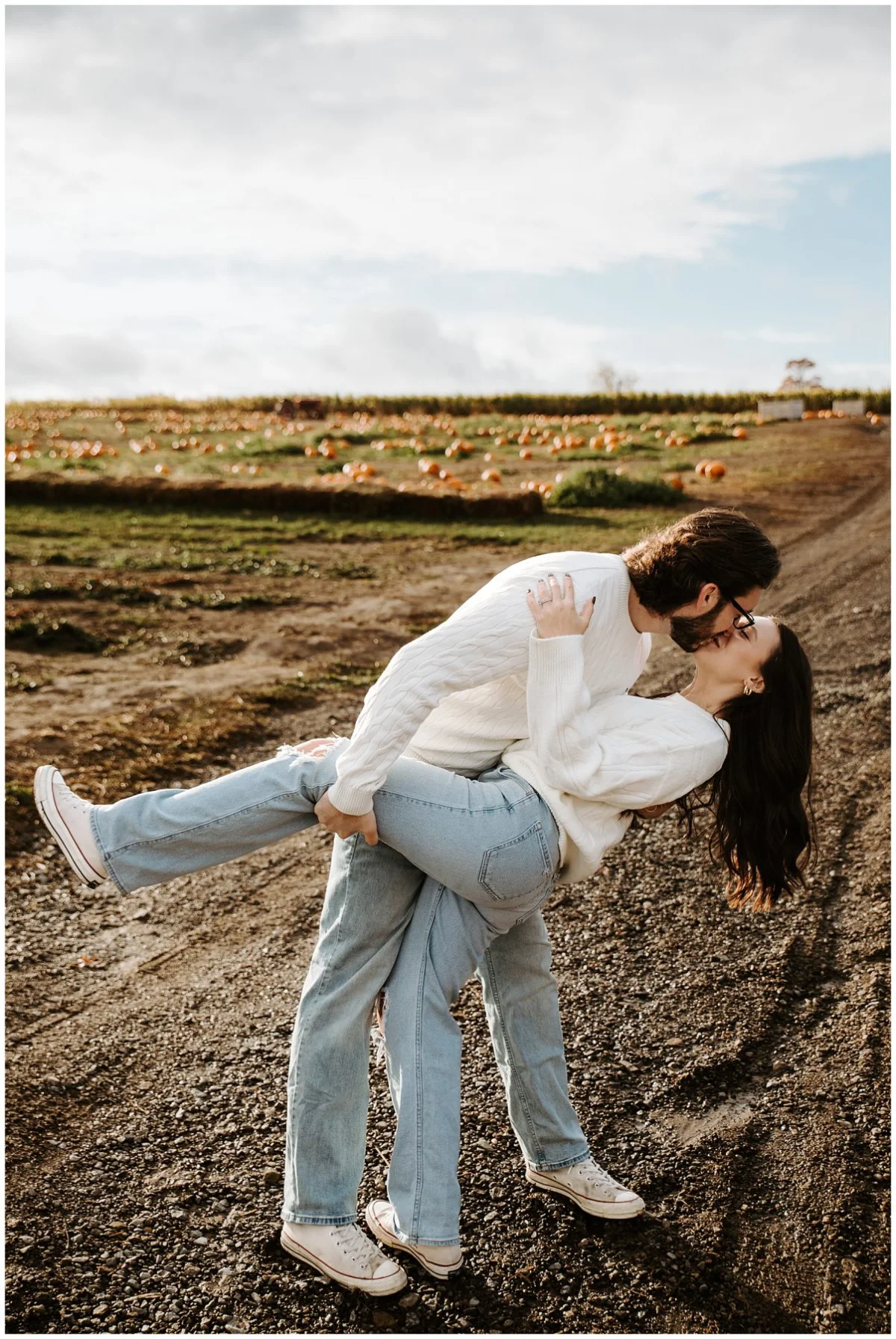 Fall Engagement Shoot at Soergel Orchards Pumpkin Patch | Burgh Brides | Iris Marie Photography