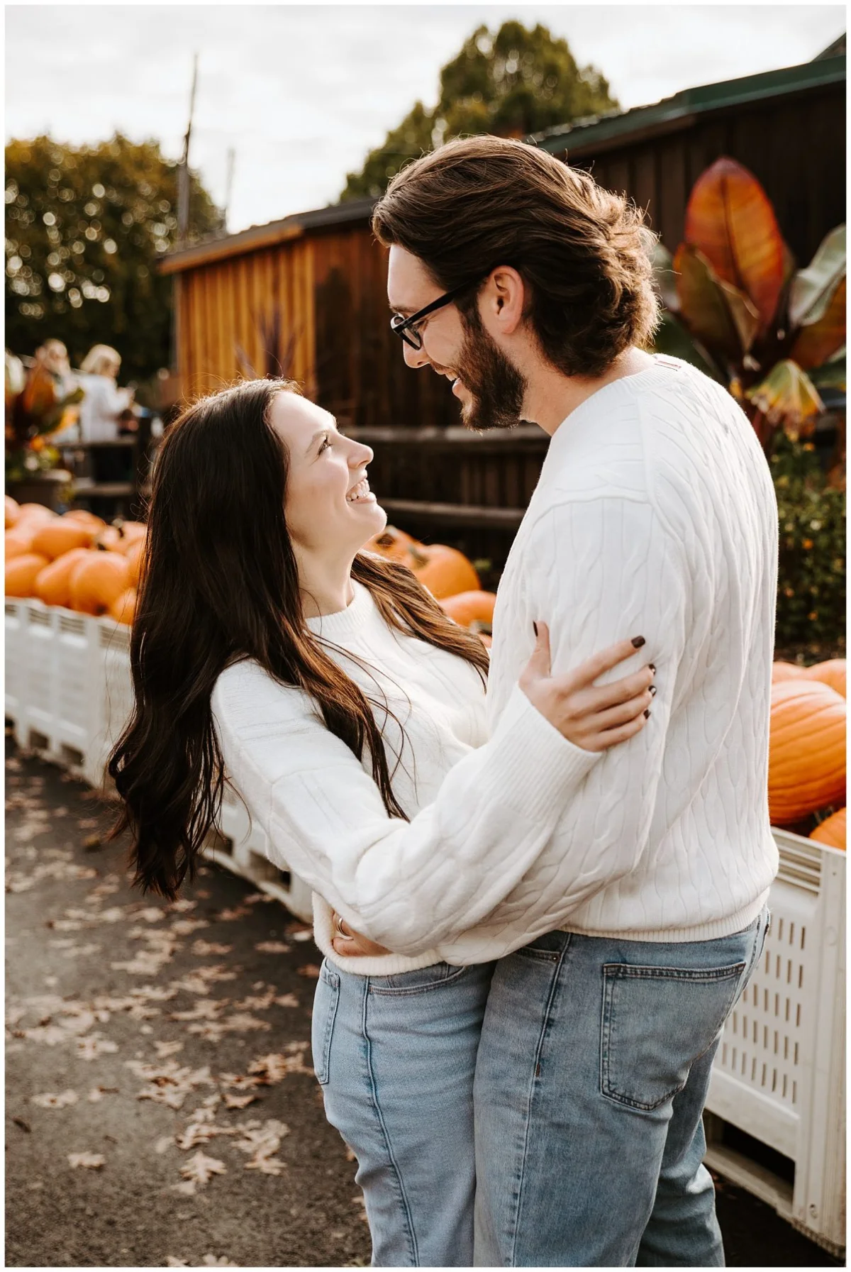 Fall Engagement Shoot at Soergel Orchards Pumpkin Patch | Burgh Brides | Iris Marie Photography
