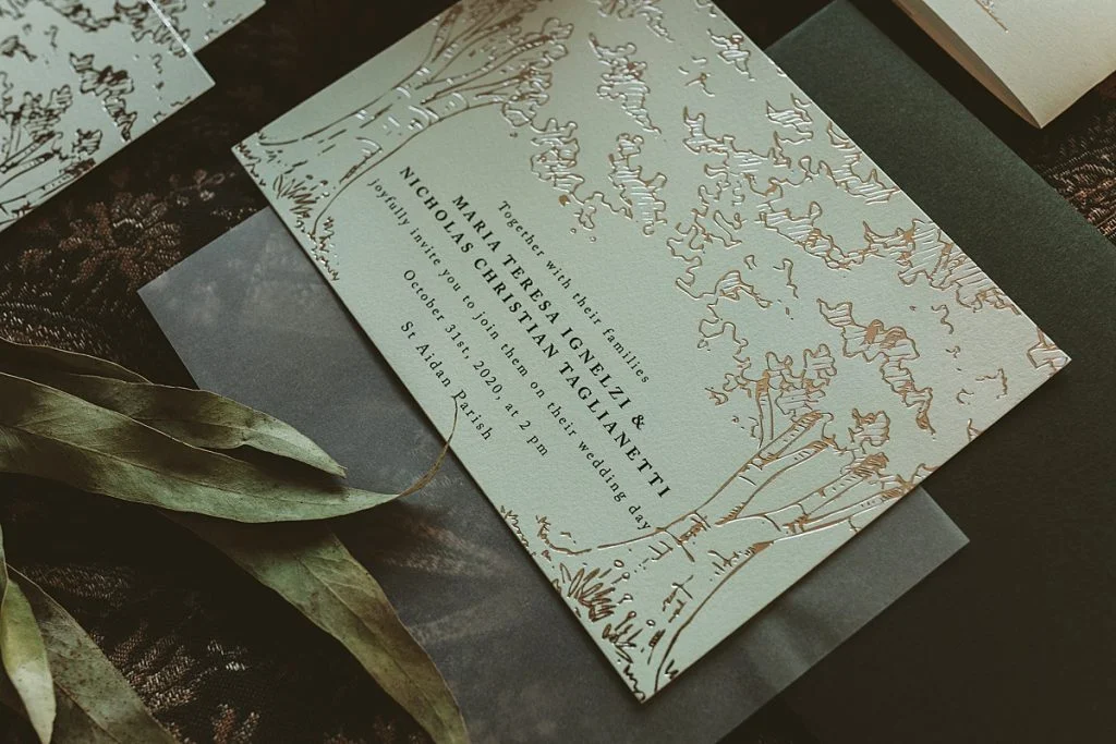 Backyard Wedding Highlights Romantic Fall Colors | Burgh Brides | Hot Metal Studio