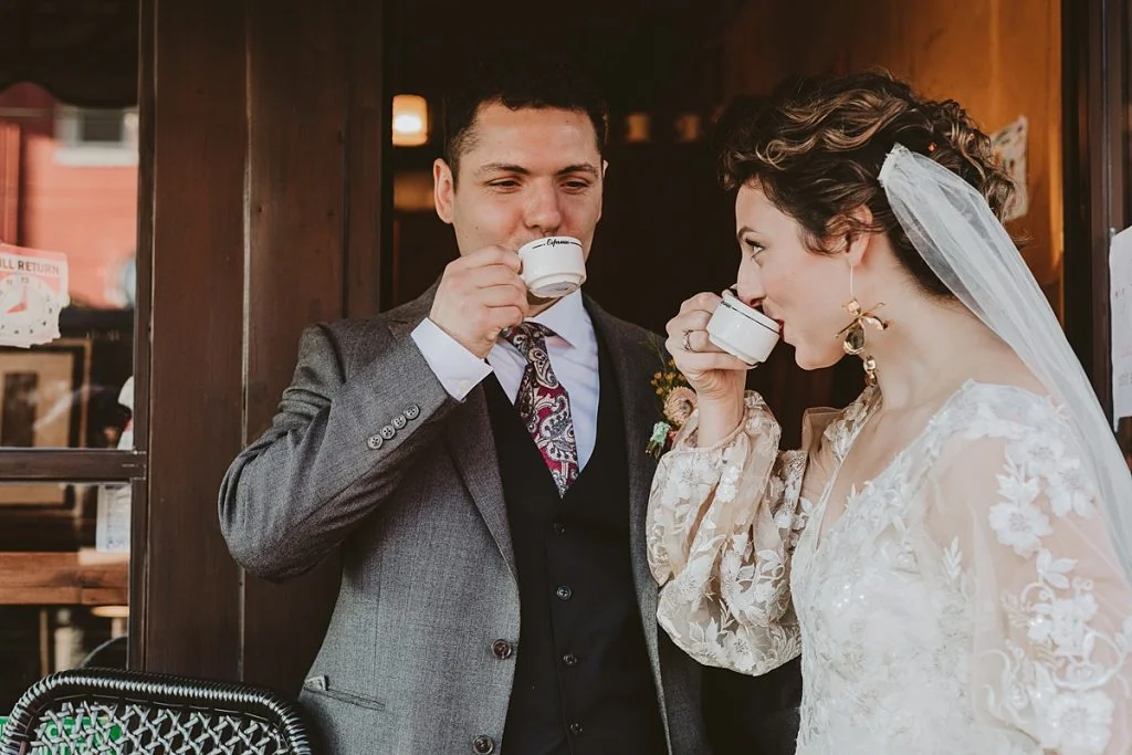 Backyard Wedding Highlights Romantic Fall Colors | Burgh Brides | Hot Metal Studio
