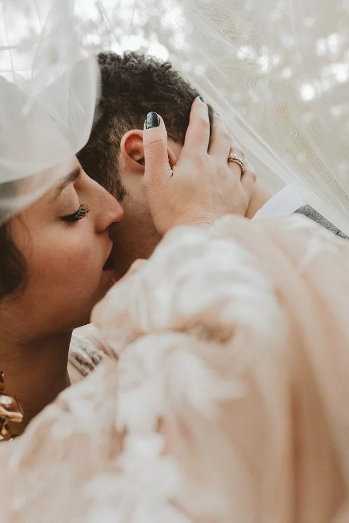Backyard Wedding Highlights Romantic Fall Colors | Burgh Brides | Hot Metal Studio