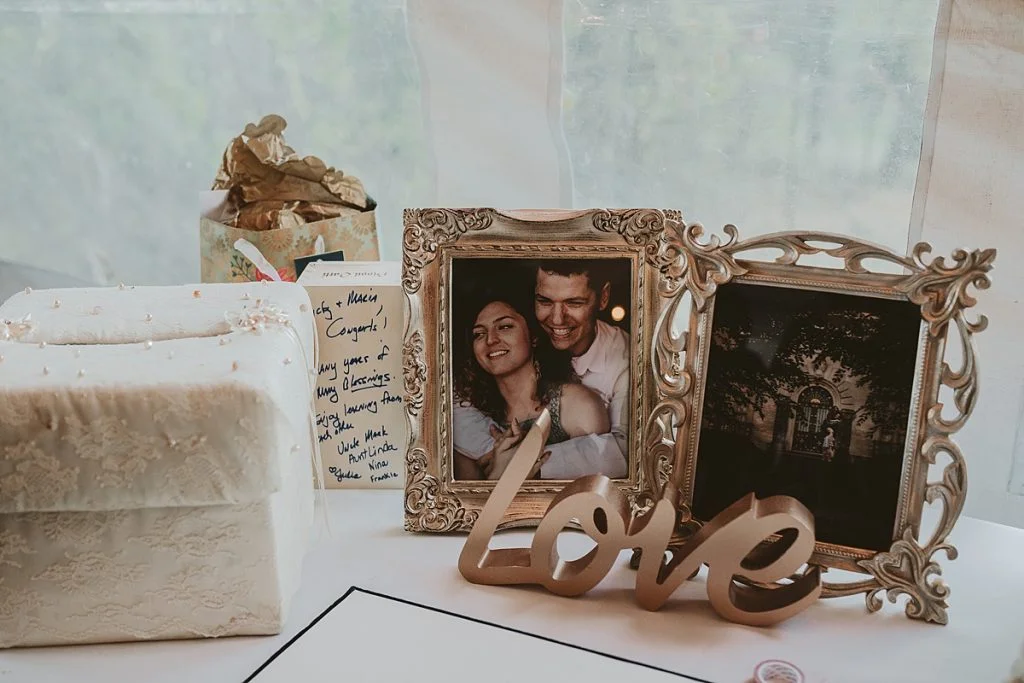 Backyard Wedding Highlights Romantic Fall Colors | Burgh Brides | Hot Metal Studio