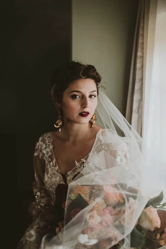 Backyard Wedding Highlights Romantic Fall Colors | Burgh Brides | Hot Metal Studio