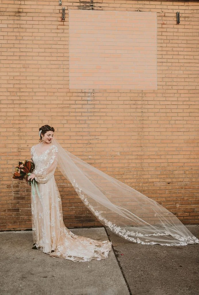 Backyard Wedding Highlights Romantic Fall Colors | Burgh Brides | Hot Metal Studio