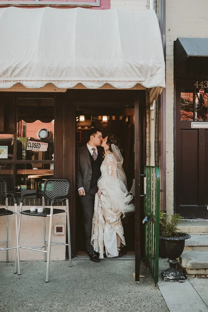 Backyard Wedding Highlights Romantic Fall Colors | Burgh Brides | Hot Metal Studio