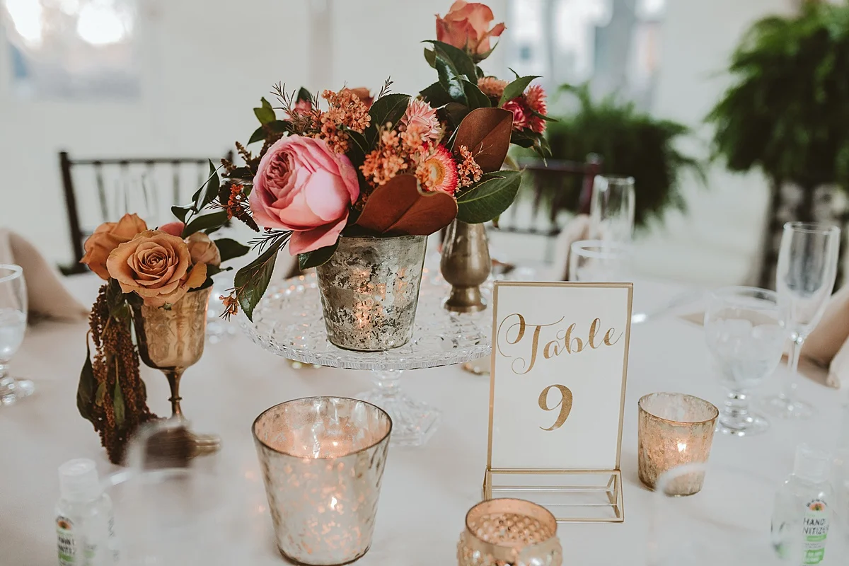Backyard Wedding Highlights Romantic Fall Colors | Burgh Brides | Hot Metal Studio