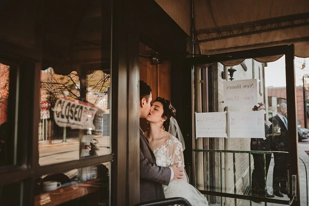 Backyard Wedding Highlights Romantic Fall Colors | Burgh Brides | Hot Metal Studio