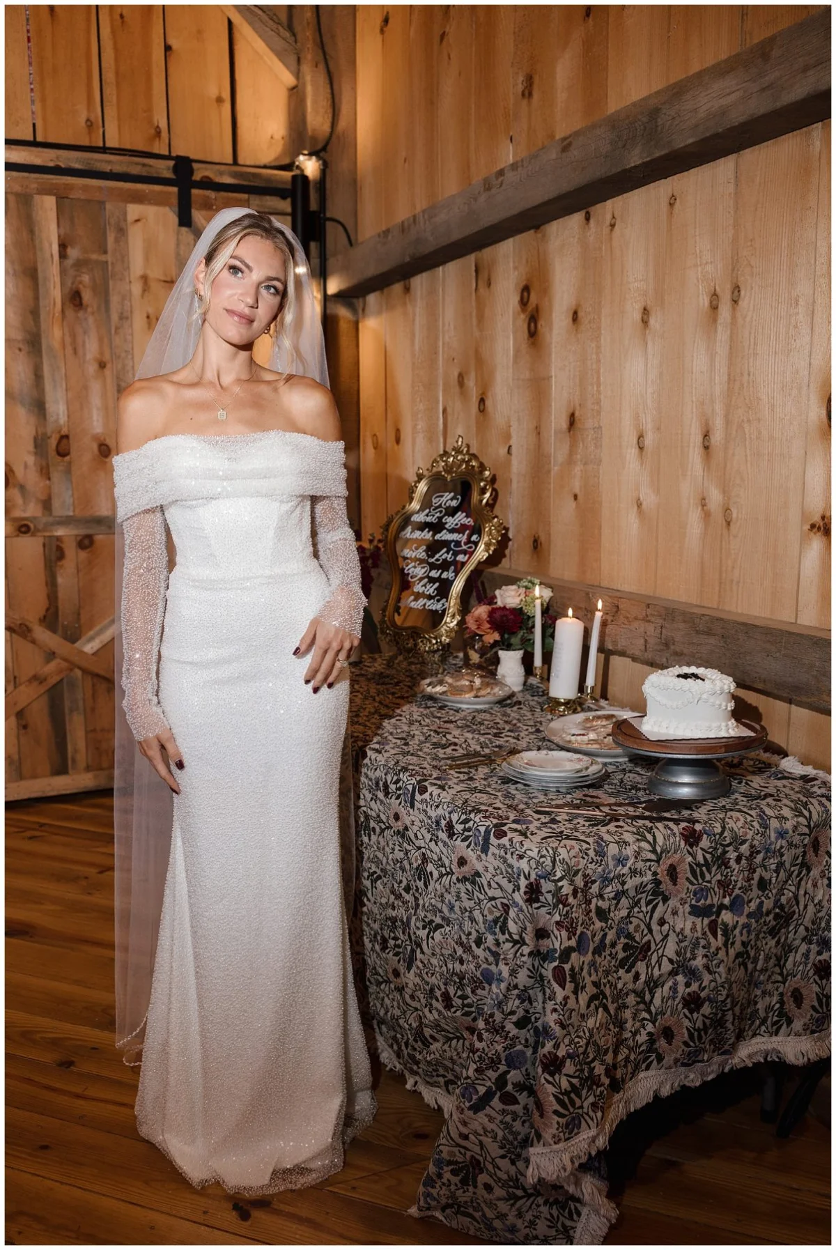 Vintage-Inspired Wedding Shoot at Glen Eden Barn | Burgh Brides | Linnea Marie Photography