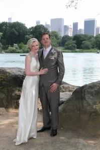 Katherine Richard Central Park Wedding Lake