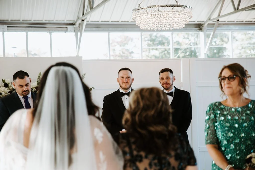 Modern Light-Filled Greenhouse Wedding At The Atrium | Burgh Brides | Iris Marie Photography