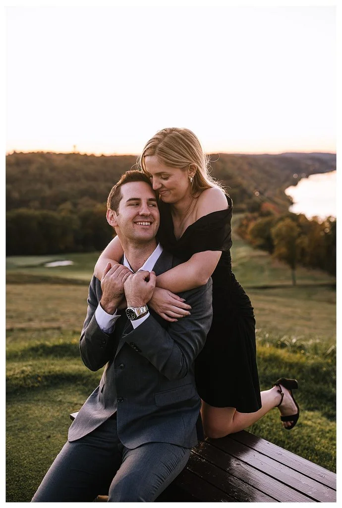 Golf Inspired Engagement Shoot At Longue Vue Club | Burgh Brides | Kaitlin Powell Photography
