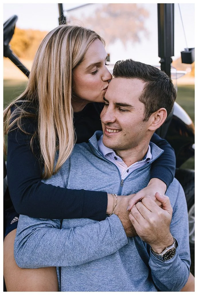 Golf Inspired Engagement Shoot At Longue Vue Club | Burgh Brides | Kaitlin Powell Photography