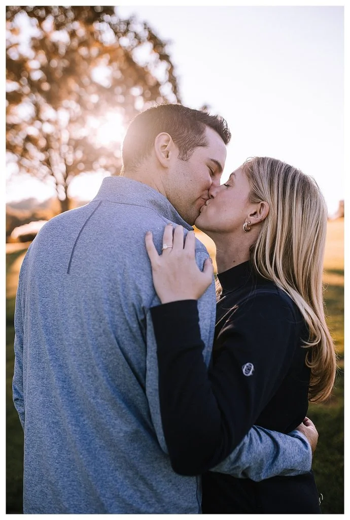 Golf Inspired Engagement Shoot At Longue Vue Club | Burgh Brides | Kaitlin Powell Photography