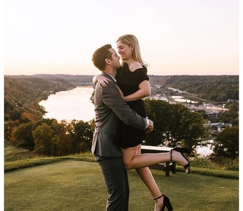 Golf Inspired Engagement Shoot At Longue Vue Club | Burgh Brides | Kaitlin Powell Photography