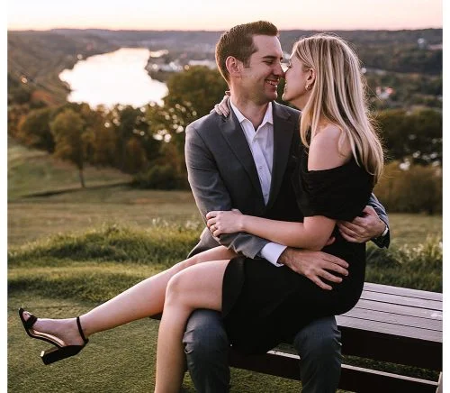 Golf Inspired Engagement Shoot At Longue Vue Club | Burgh Brides | Kaitlin Powell Photography