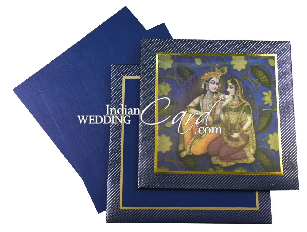 12 Beautiful Radha Krishna Wedding Invitation Designs For Hindu Weddings
