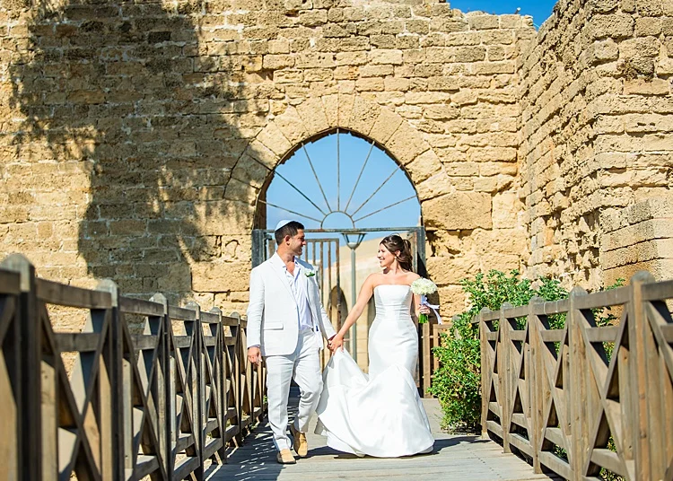 Diana and Craig, Caesar Yam, Caesarea, Israel