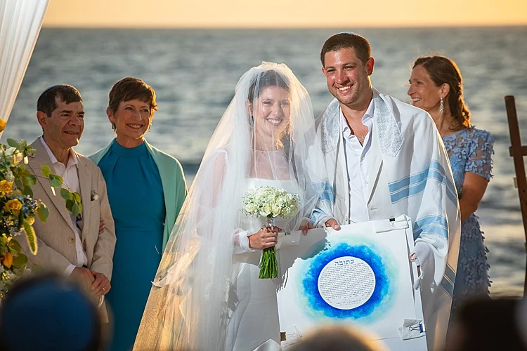 Stunning Destination Jewish Wedding at Caesar Yam in Israel: Diana and Craig's Story
