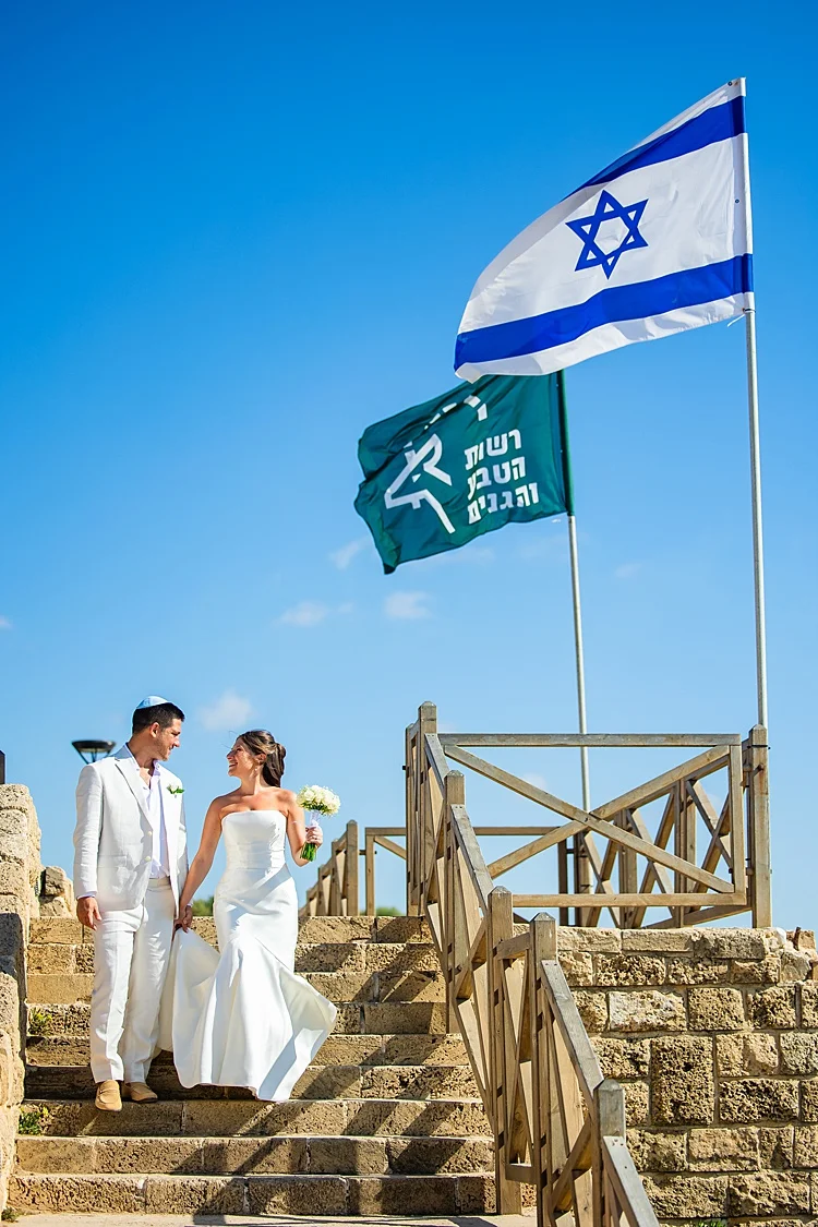 Diana and Craig, Caesar Yam, Caesarea, Israel