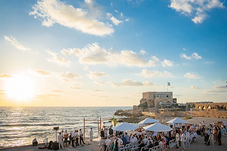 Diana and Craig, Caesar Yam, Caesarea, Israel