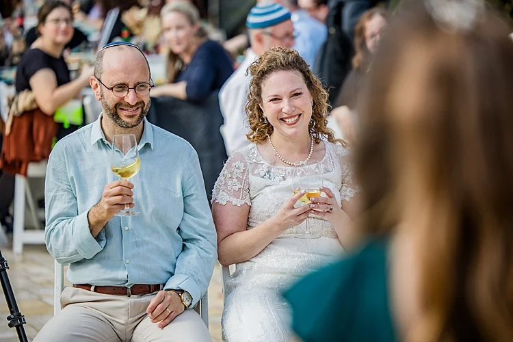 Noa and Laurence, Psagot Winery, Sha'ar Binyamin, Israel