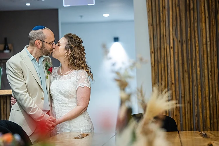 Noa and Laurence, Psagot Winery, Sha'ar Binyamin, Israel