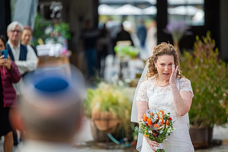 Noa and Laurence, Psagot Winery, Sha'ar Binyamin, Israel