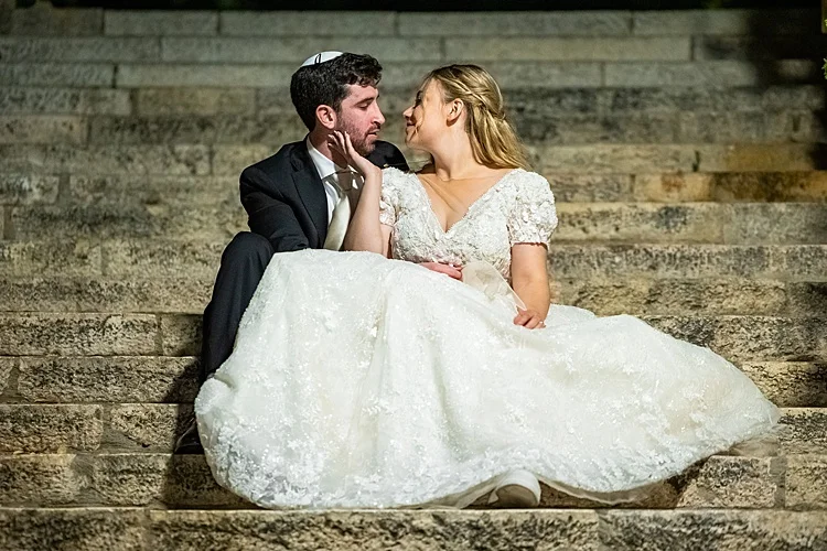 Rachel and Tani’s Intimate Rustic Jewish Wedding at HaAgam in Jerusalem