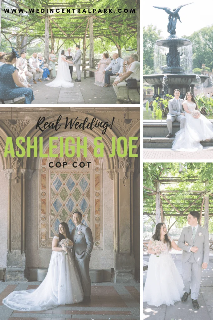 Destination Wedding in Cop Cot Central Park in August for British couple