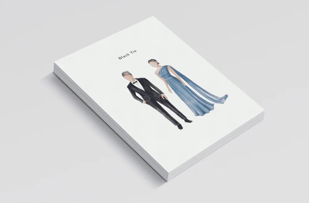 Styled Guests at Wedding