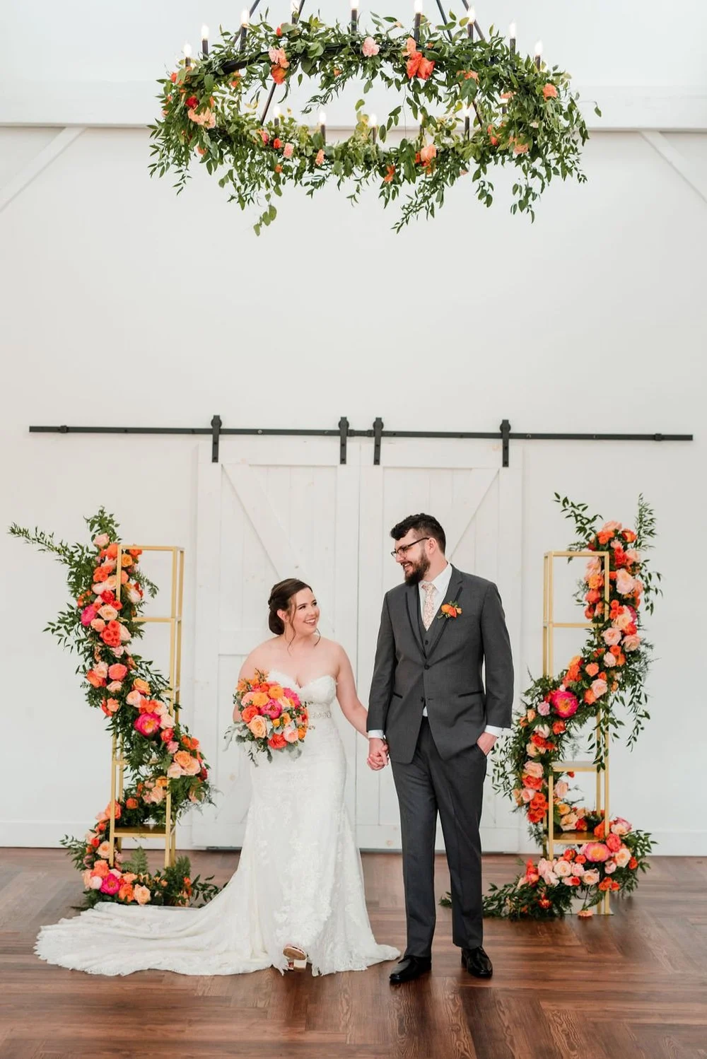 Colorful wedding decor